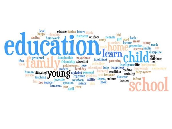 Educación Word Cloud —  Fotos de Stock