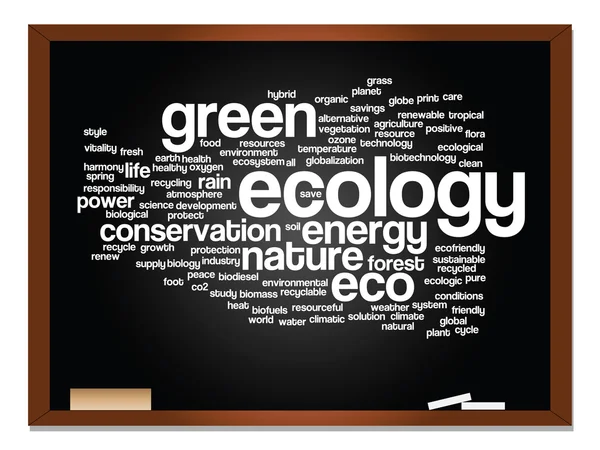 Conservation word cloud — Stock Photo, Image