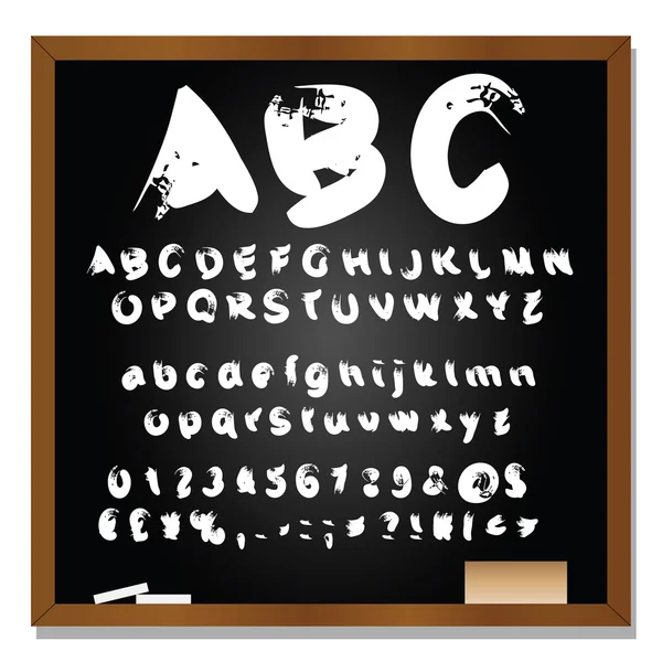 White sketch font — Stock Photo, Image