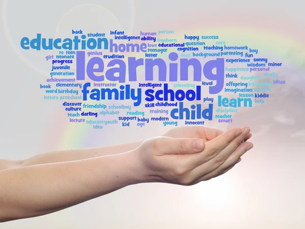 Educación Word Cloud —  Fotos de Stock