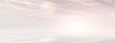  Gökyüzü bulutlu yansıması