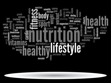 Sağlık kelime bulutu