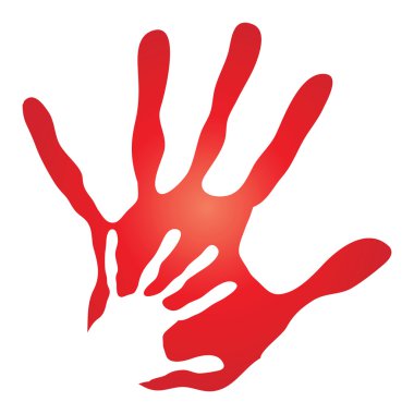  Anne ve çocuk el parmak 