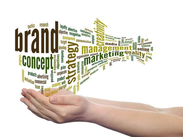 Conceptual business marketing word cloud — Stock Photo, Image