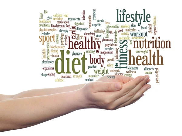 Abstract health word cloud — Stock Photo, Image