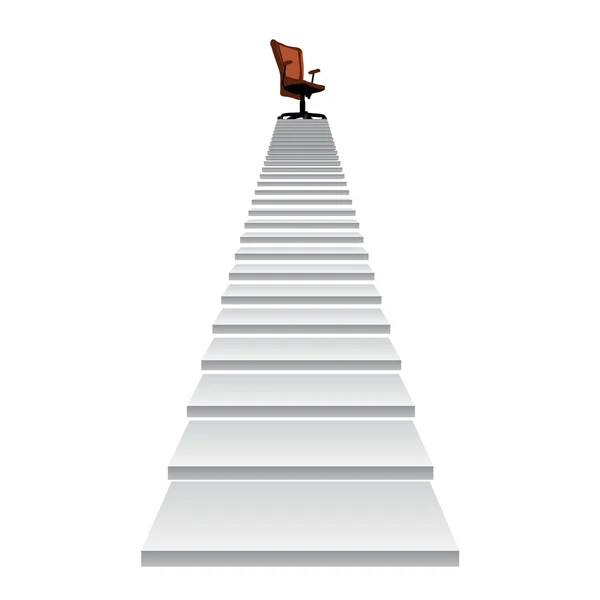 Stair climbing to a leader — Stock Photo, Image