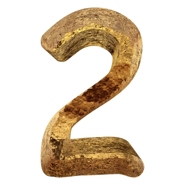 Altın metal yazı tipi