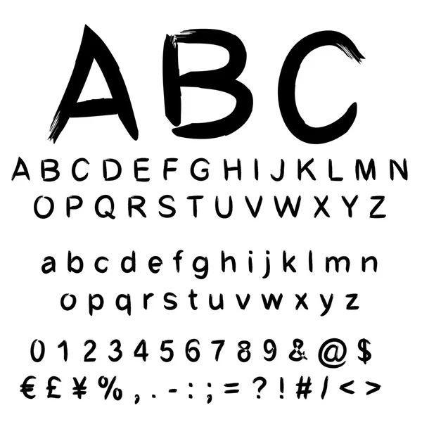 siyah boya yazı tipi