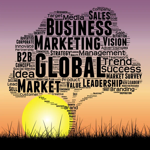 Business  word cloud — Stock Photo, Image