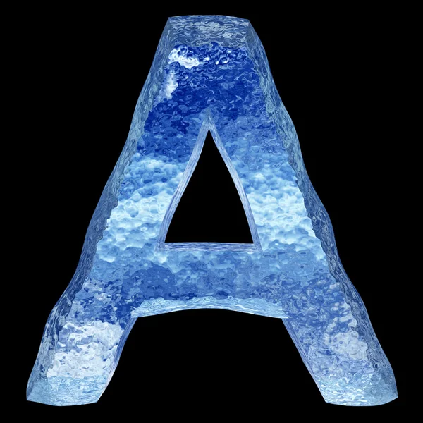Ice font part — Stock Photo, Image