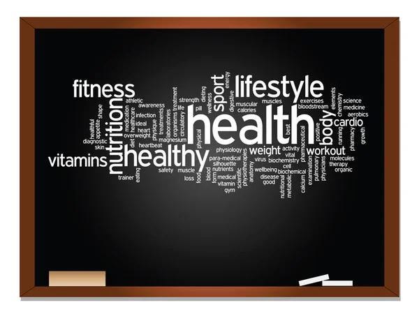 Health word cloud — Stock Photo, Image