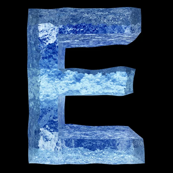 Ice font part — Stock Photo, Image