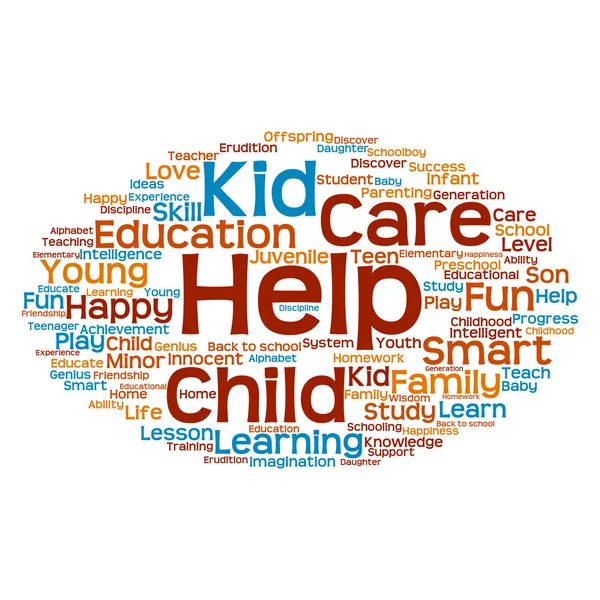 Educación Word Cloud — Foto de Stock