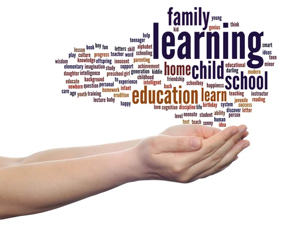 Kind onderwijs word cloud — Stockfoto