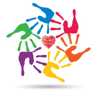 kavramsal kırmızı kalp simgesi