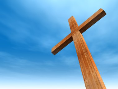 kavramsal ahşap çapraz