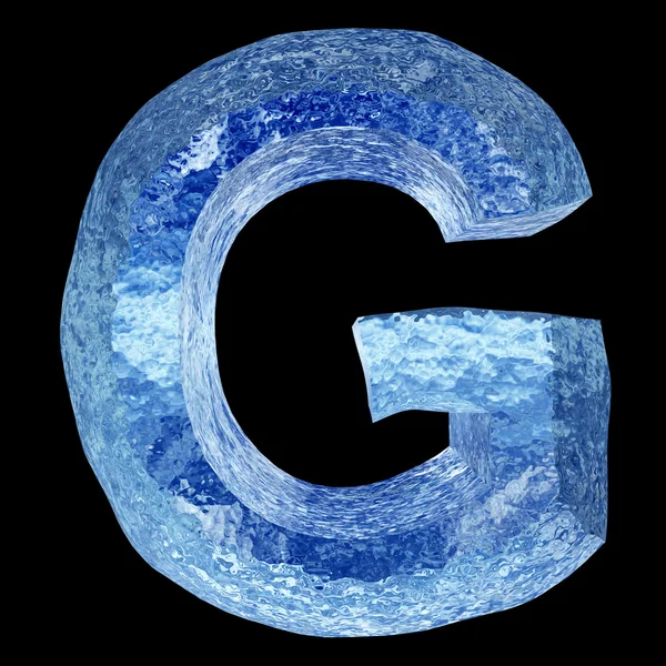 Ice font part — Stock Photo, Image