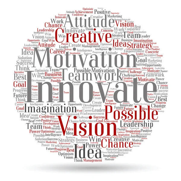 Abstracte creatieve business word cloud — Stockfoto