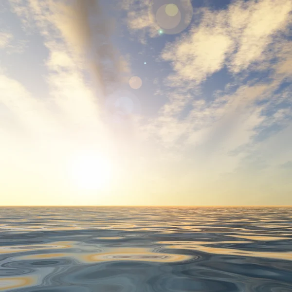 En vacker seascape med vågor — Stockfoto