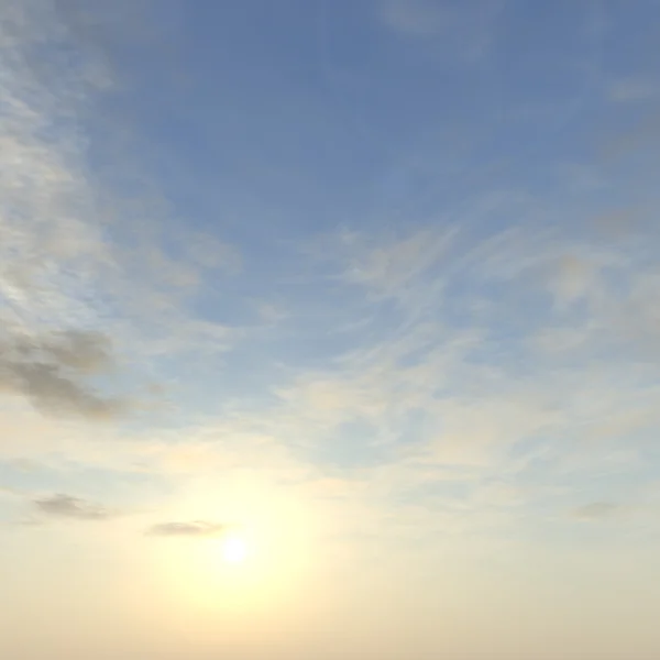 Площадь восхода солнца с облаками — стоковое фото
