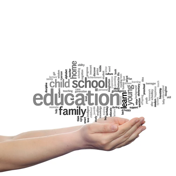 Education  abstract word cloud — Stock Photo, Image