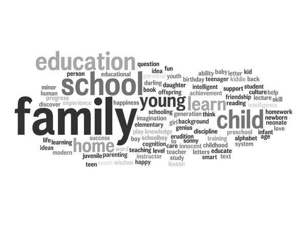 Educación Word Cloud — Foto de Stock