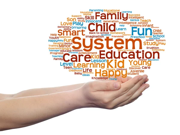 Kind onderwijs word cloud — Stockfoto