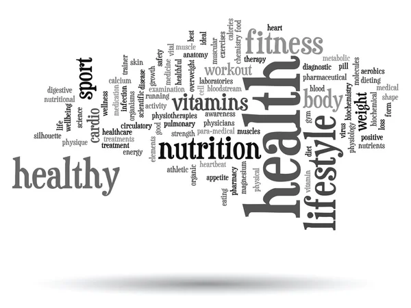 Health word cloud — Stock Photo, Image