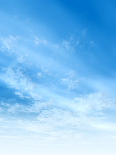 Natuurlijke hemel met witte wolken — Stockfoto