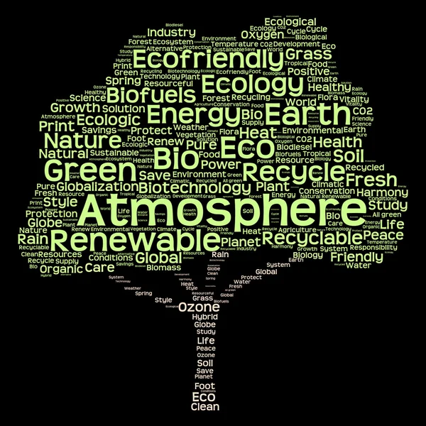 Energia szöveg wordcloud — Stock Fotó