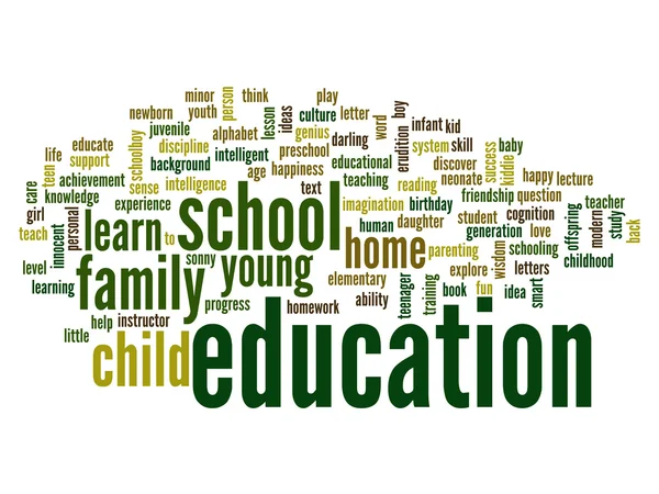 Educación Word Cloud —  Fotos de Stock