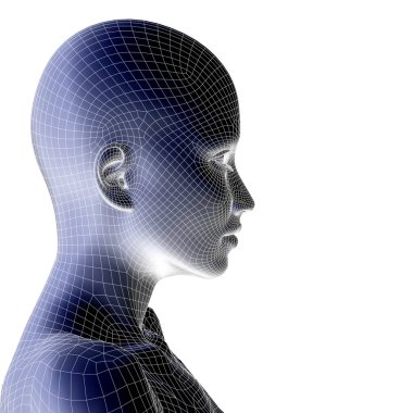  Tel kafes genç kadın yüzü 