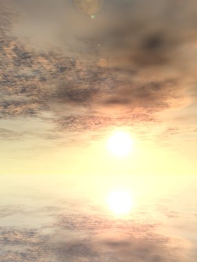 su ile güzel deniz manzarası 