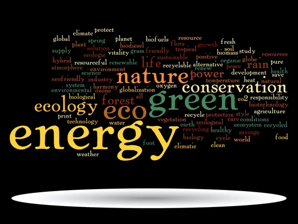 Ecology  word cloud — Stock Photo, Image