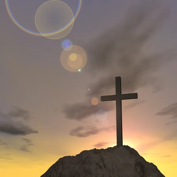 Religia symbol Krzyża — Zdjęcie stockowe