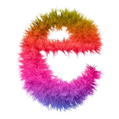  fur decorative font