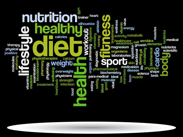 Abstract health  word cloud — Stock Photo, Image