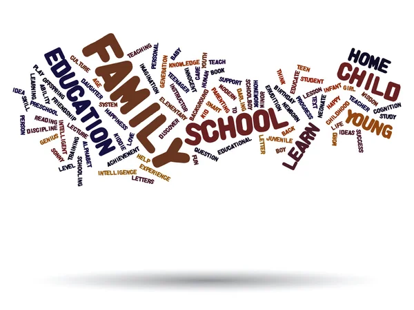 Educación Word Cloud —  Fotos de Stock