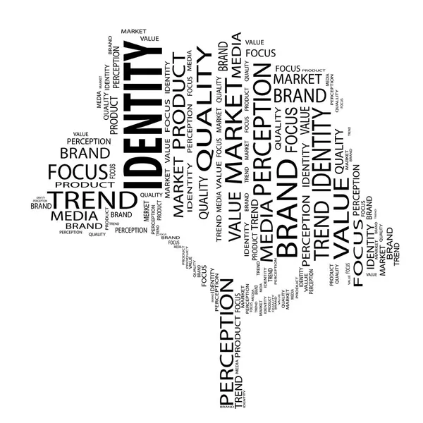 Tree business identity word cloud — Stock Photo, Image