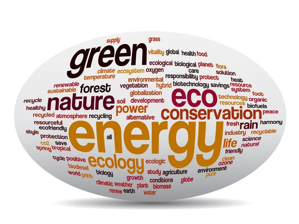 Conservation word cloud — Stock Photo, Image