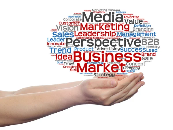 Business marketing palabra nube —  Fotos de Stock