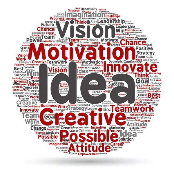 Creative business word cloud — Stock Photo, Image