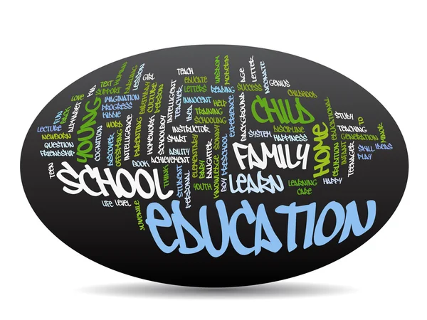 Educación Word Cloud —  Fotos de Stock