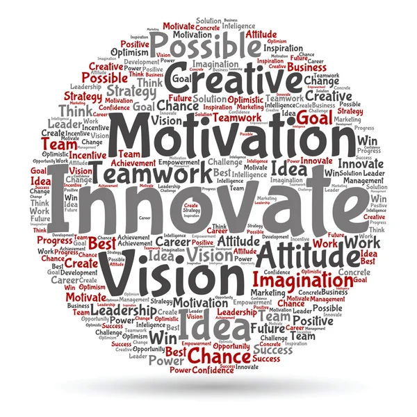 Kreative Business Word Cloud — Stockfoto