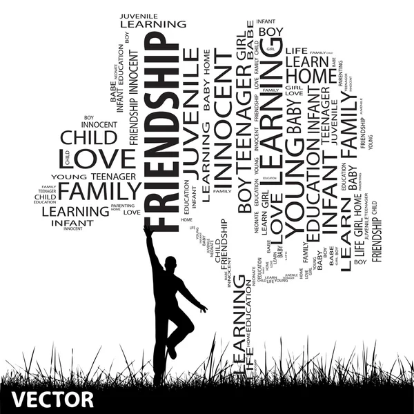 Educação Word Cloud — Vetor de Stock