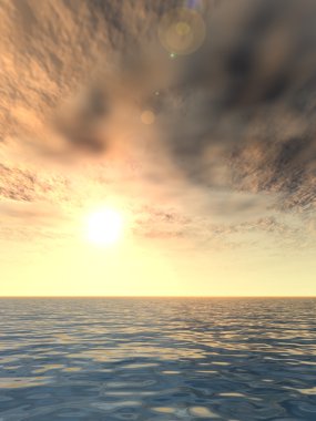  su ve dalgalar deniz manzarası 