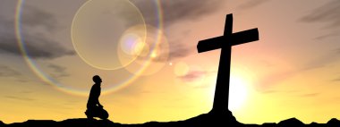 kavramsal siyah çapraz