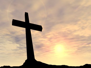 kavramsal siyah çapraz o