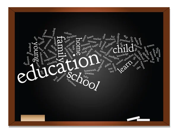 Education abstract word cloud — Stock Photo, Image