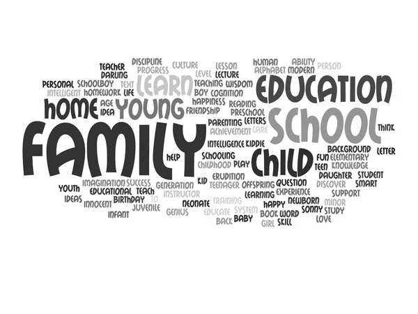 Educación Word Cloud — Foto de Stock